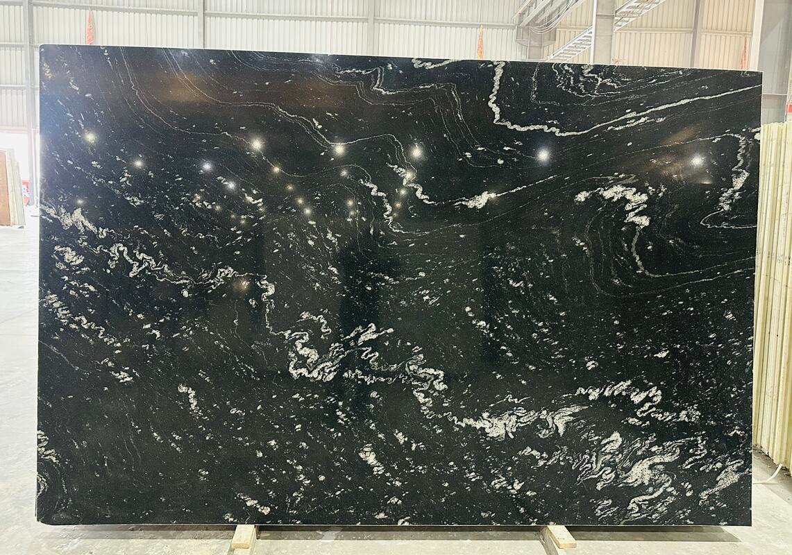 Forrest Black granite Slab polished